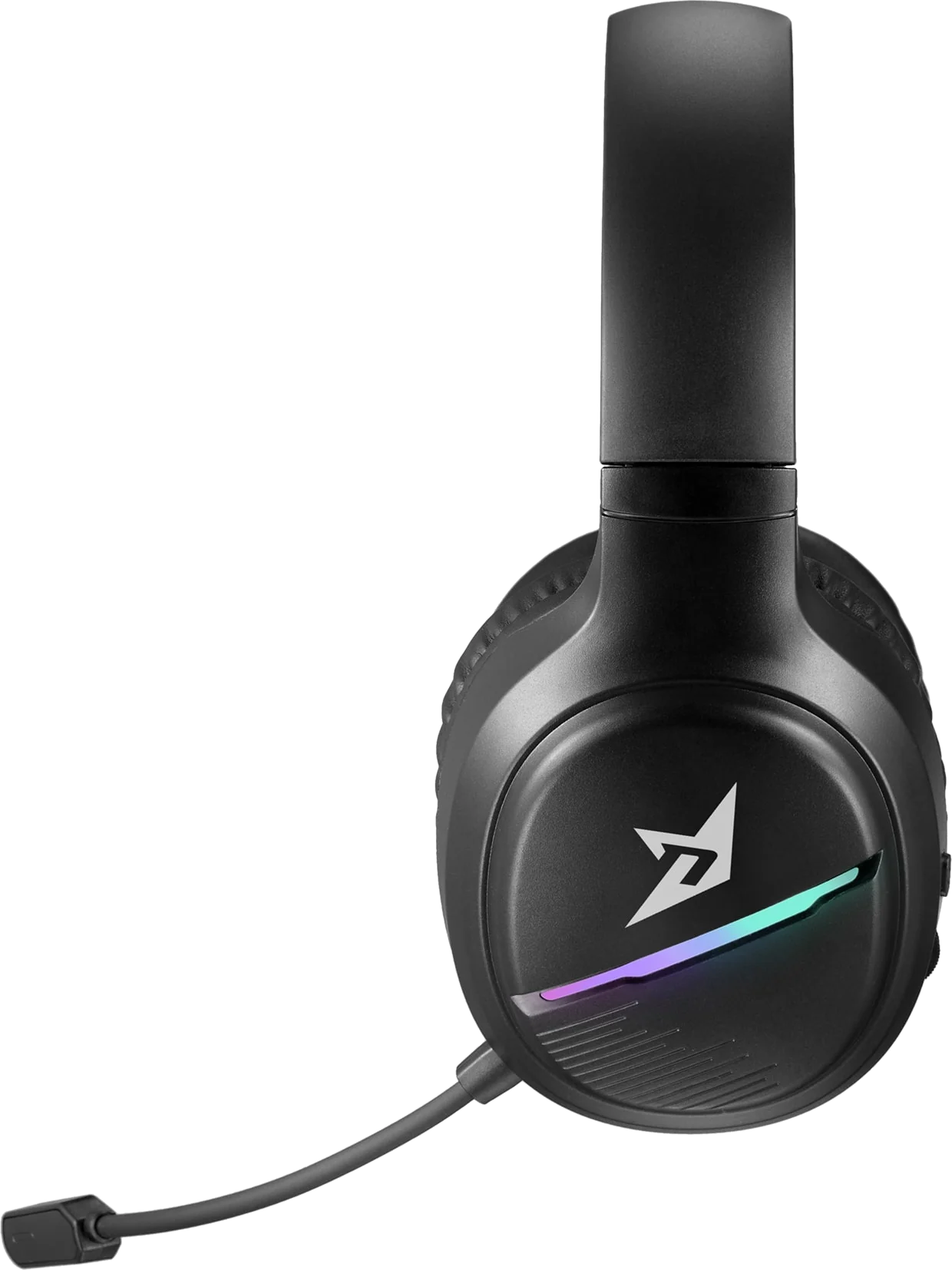 Next FX7 trådløst gaming headset (sort), set fra siden