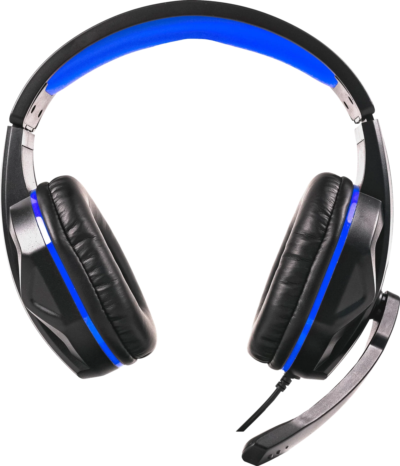 Next FX3 gaming headset (blå), set forfra